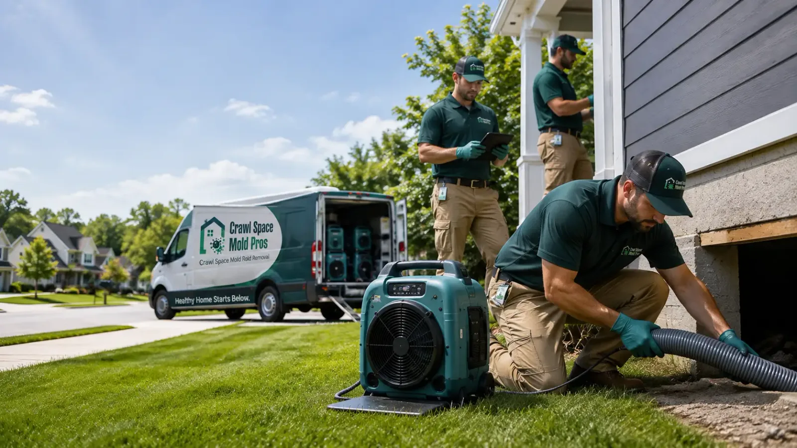 Crawl Space Mold Removal in Babylon, NY